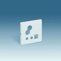 Simon 82 Белая Накладка на пульт ДУ для 1-канал.звук.станции, S82,82Нат арт. 82512-30