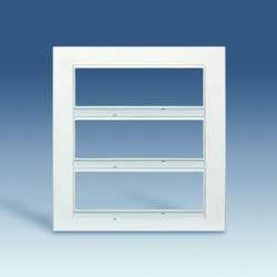 Simon 82 Centr. Алюминий/Графит Рамка трехрядная для 4 широких или 8 узких механизмов (в ряд) арт. 82852-38