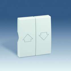 Simon 82 Centr. Алюминий Комплект накладок (2 шт) для 2-х клав. кнопочн.механизма упр. работой жалюзи арт. 82029-53