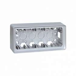 Simon 82 Detail Алюминий Коробка 3-ая для наружного монтажа арт. 8200770-093