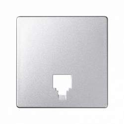 Simon 82 Detail Алюминий Накладка Розетки ТЛФ 1-ой арт. 82062-93