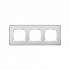Simon 82 Detail Белый, основание хром Рамка 3-ая арт. 8201630-244