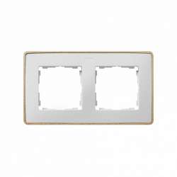 Simon 82 Detail Белый,основание дерево Рамка 2-ая арт. 8201620-270