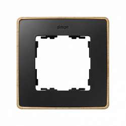 Simon 82 Detail Графит, основание дерево Рамка 1-ая арт. 8201610-271