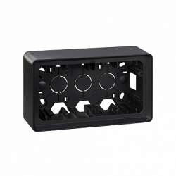 Simon 82 Detail Графит Коробка наружной установки 2-ая арт. 8200760-038