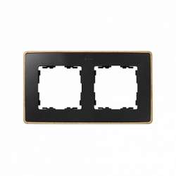 Simon 82 Detail Графит,основание дерево Рамка 2-ая арт. 8201620-271