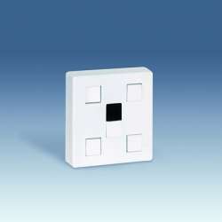 Simon 82 Графит Накладка на сценарный контроллер освещения, S82,82Нат арт. 82048-38