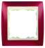 Simon 82 Гранатовый Металлик/Слоновая кость Рамка 2-ая арт. 82724-37