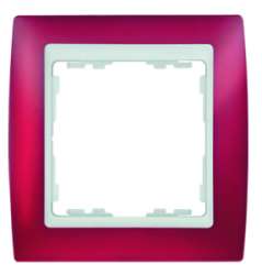 Simon 82 Красная полупрозрачная Рамка 1-ая арт. 82613-37