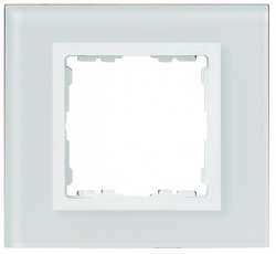 Simon 82 Nature Белый/Белое стекло Рамка 2-ая арт. 82627-30