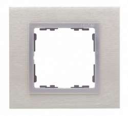 Simon 82 Nature Сталь матовая/Алюминий/Металл Рамка 4-ая арт. 82947-34