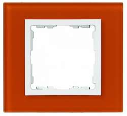 Simon 82 Nature Стекло оранж Рамка 3-ая арт. 82637-65