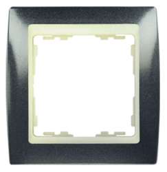 Simon 82 Серый гранит/Слоновая кость Рамка 1-ая арт. 82714-60