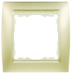 Simon 82 Шампань/Металлик Рамка 2-ая арт. 82924-34