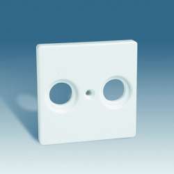 Simon 82 Слоновая кость Накладка розетки TV 1-ая (символ R-TV) арт. 82053-31