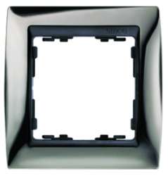 Simon 82 Вороненая сталь/Графит Рамка 3-ая арт. 82834-67