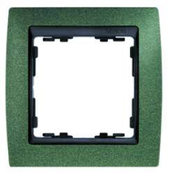 Simon 82 Зеленая структурная/Графит Рамка 4-ая арт. 82844-65