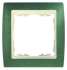 Simon 82 Зеленый структурный/Слоновая кость Рамка 3-ая арт. 82734-65
