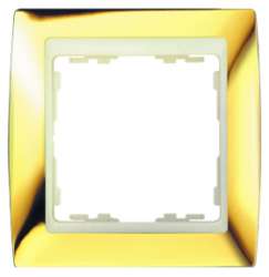 Simon 82 Золото/Слоновая кость Рамка 2-ая арт. 82724-66