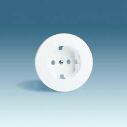 Simon 88 Коричневая Накладка розетки 1-ая с/з с защитными шторками арт. 88041-62