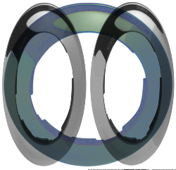 Simon 88 Сталь Рамка 2-ая круглая арт. 88620-35