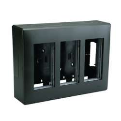 Simon Cima 500 Графит Бокс на 3 модуля, наружный монтаж, 167х59х223мм арт. 51000003-038