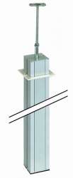 Simon Connect Алюминий Колонна 2-сторонняя, К45, с телескопическим упором, 80х80 мм, 3м арт. ALK2200-8
