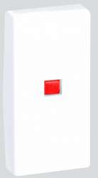Simon Connect Белая Клавиша узкая с индикатором для выключателя К302, 22,5х45мм арт. K115-9
