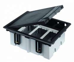 Simon Connect Графит Люк на 2 S модуля. Глубина 70 мм арт. SF270-14