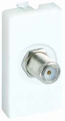 Simon Connect Графит Плата с разъёмом SAT мама , пайка, 22,5х45мм арт. K102C-14