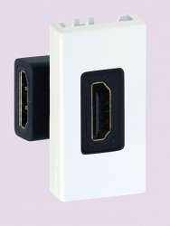 Simon Connect Графит Разъём HDMI, 22,5х45мм арт. K129B-14