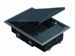 Simon Connect Серый Люк на 2 S модуля. Глубина 69 мм арт. SF200-1