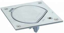 Simon Connect Сталь Влагостойкая основа IP66 с замком на 1 модуль K45 арт. KSE0SEC-23-72