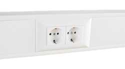 Суппорт Mosaic 4 модуля для кабель-каналов 100х50 - ЭУИ 45х45(638003 - SPL - 100008S) арт. 100008S