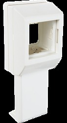 Суппорт с рамкой на 1 пост 45х45 вдоль профиля универсальный (SPL - 020007S) арт. 020007S