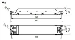 VS ELXc 236.208 ЭПРА для люминесцентных ламп 2x36Вт Т8 G13 тепл запуск арт. ELXc 236.208  188705 VS ELXc 236.208 ЭПРА для люминесцентных ламп 2x36Вт Т8 G13 тепл запуск арт. ELXc 236.208  188705