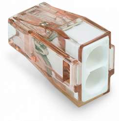 WAGO Клемма для 2-х медных(!) однопроволочных проводников сеч. от 1,5 до 4 мм кв. арт. 773-602