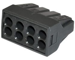 WAGO Клемма монтажная 8х1,0-2,5(медь+алюминий) арт. 773-308