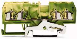 WAGO Клемма на 4 контакта с заземлением 2.5 мм.кв. кат. арт. 280-837