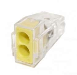 WAGO Клемма с пастой для 2-х медных/алюмин. однопроволочных проводников сеч. до 2,5 мм кв. арт. 773-322