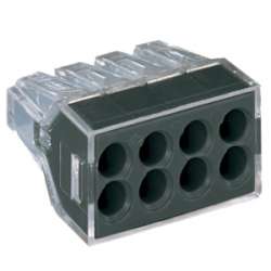 WAGO Клемма с пастой для 8-и медных/алюмин. однопроволочных проводников сеч. до 2,5 мм кв. арт. 773-328