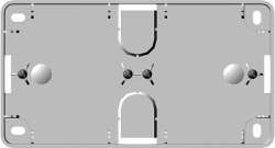 Wessen 59 Белый Рамка подъёмная 2-ая 42мм арт. KP-251-18