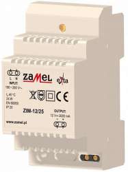 Zamel Блок питания импульсный 230VAC/12VDC 2500мА IP20 на DIN рейку 3мод арт. ZIM-12/25