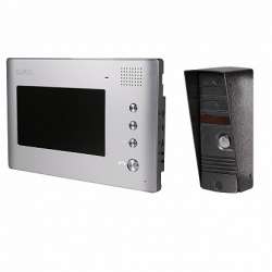 Zamel Комплект видеодомофона для одной семьи с цветным экраном 7 и антивандальной вызывной панелью арт. VP-705P