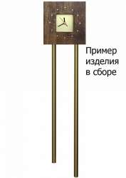 Zamel Накладка ЧАСЫ- темный дуб арт. CC 202-dark/N