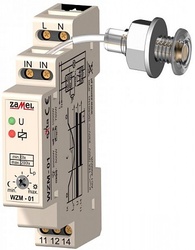 Zamel Реле сумеречное 16А IP20 крепление на DIN рейку (с датчиком SOH-01 1м) арт. WZM-01/S1