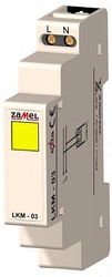 Zamel Сигнализатор световой желтый 230VAC IP20 на DIN рейку арт. LKM-03-30
