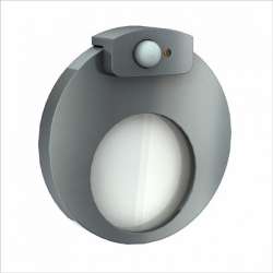 Zamel Светильник MUNA Графит/Хол.бел. в монт.коробку, 230V AC с датчиком движения арт. 02-222-31