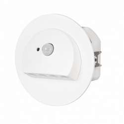Zamel Светильник RUBI Белый/Хол.бел. в монт.коробку, 230V AC с датчиком движения арт. 09-222-51