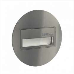 Zamel Светильник SONA Сталь/Хол.бел. в монт.коробку, с круглой рамкой 14V DC арт. 13-211-21